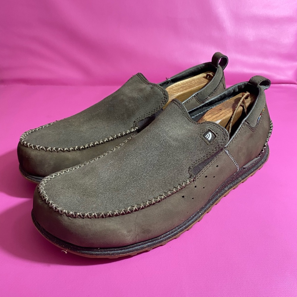 The north face brown loafers